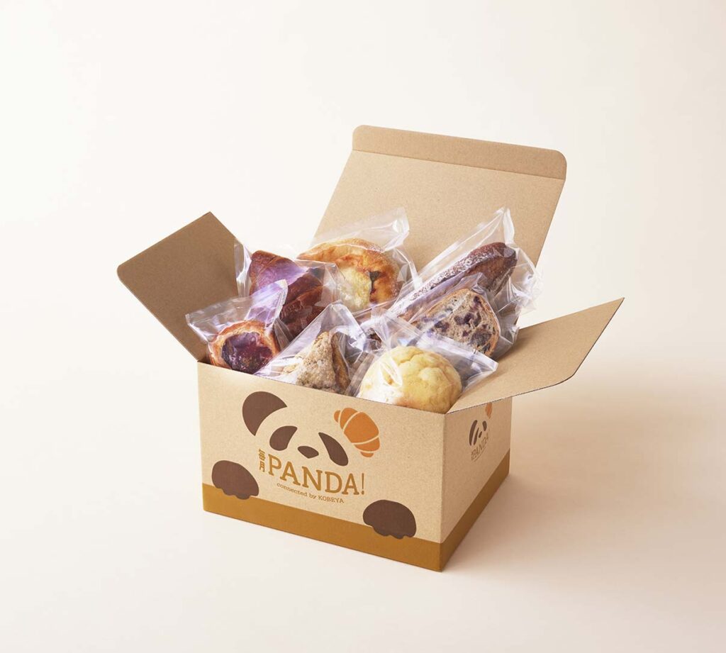 毎月PANDA!で届く冷凍パンの詰め合わせ